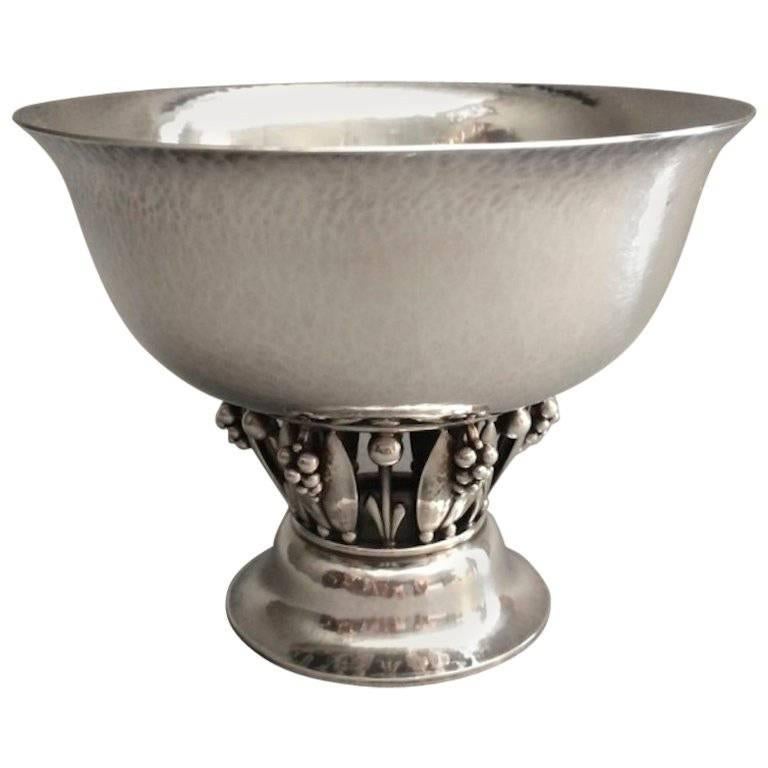 Georg Jensen Sterling Silver Compote Bowl No. 197B For Sale