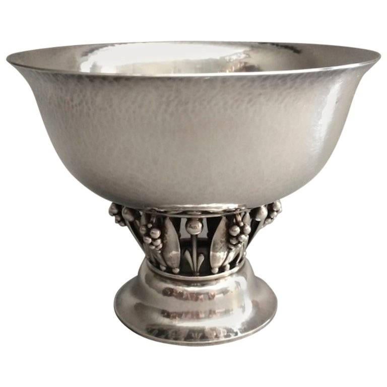 Jensen Sterling Silver Compote Bowl No. 197B For Sale at 1stDibs
