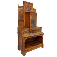 Art Deco Milan Walnut Cabinet by Francesco Ferrario and V. Bignami, 1926