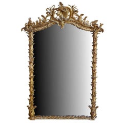 French 19th Century Napoleon III Period Giltwood Mirror