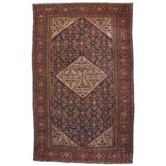 Antique Persian Farahan Gallery Rug with Modern Traditional Style