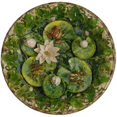 Majolica Palissy Ware Large Charger by Geoffrey Luff