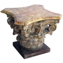 Antique Tony Duquette Collection, Italian Neoclassical Corinthian Capital