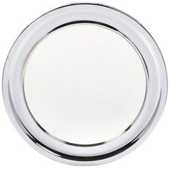 Vintage Circular Chrome Mirror