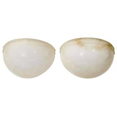 Pair of Alabaster Sconces