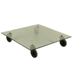 Coffee Table by Gae Aulenti for Fontana Arte Glass Vintage, Italy, 1990s