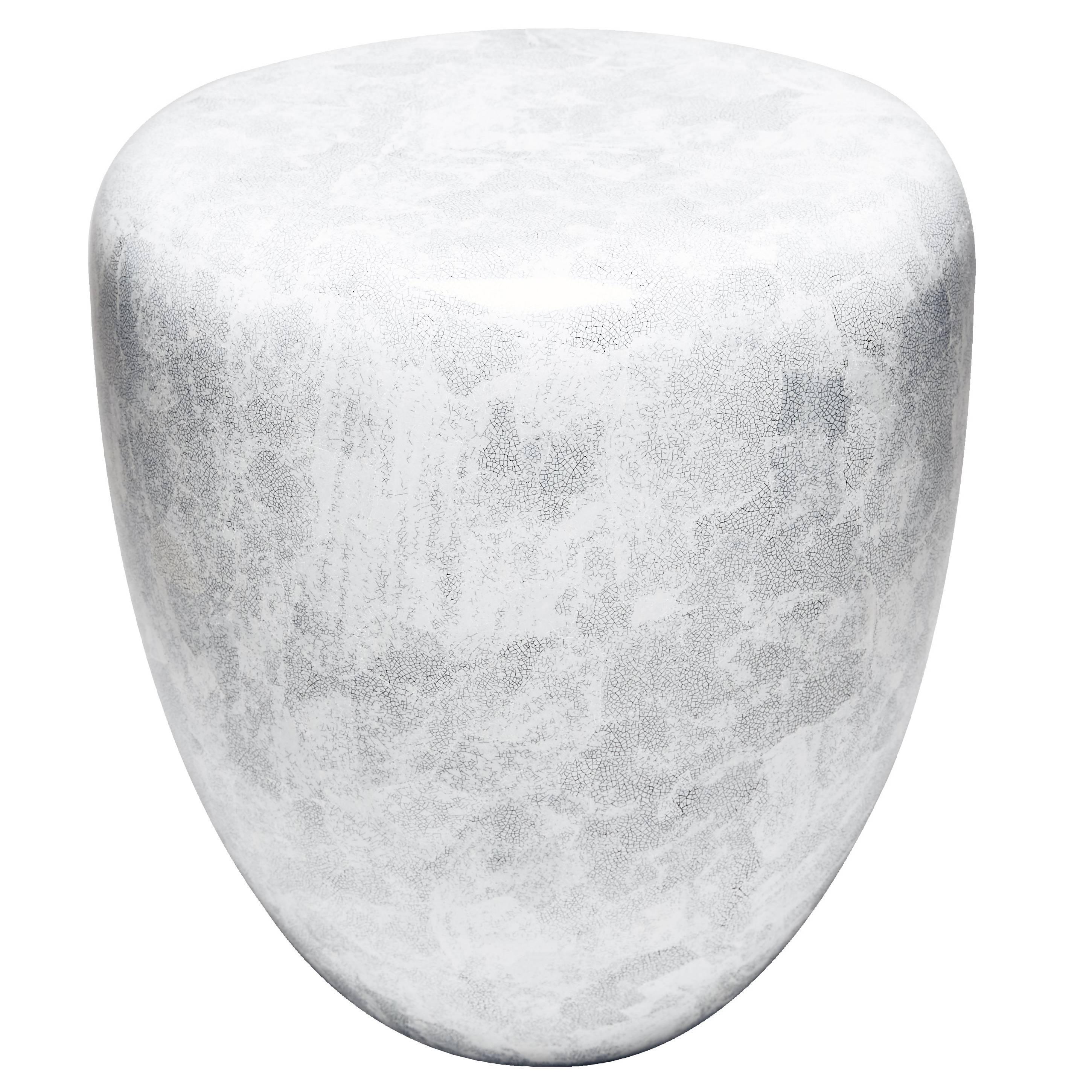 Side Table, White Eggshell DOT by Reda Amalou Design, 2016-Glossy or mate For Sale