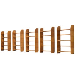 Set of Five 'Milani' Solid Pine Bookshelves
