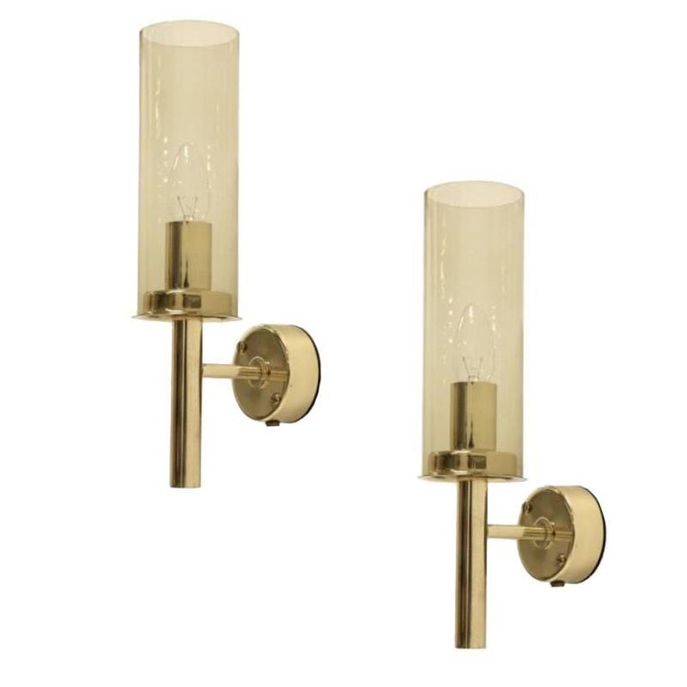1960s Hans-Agne Jakobsson Pair of Wall Lamps Model V-169 - AB in Markaryd  at 1stDibs | hans agne jacobson