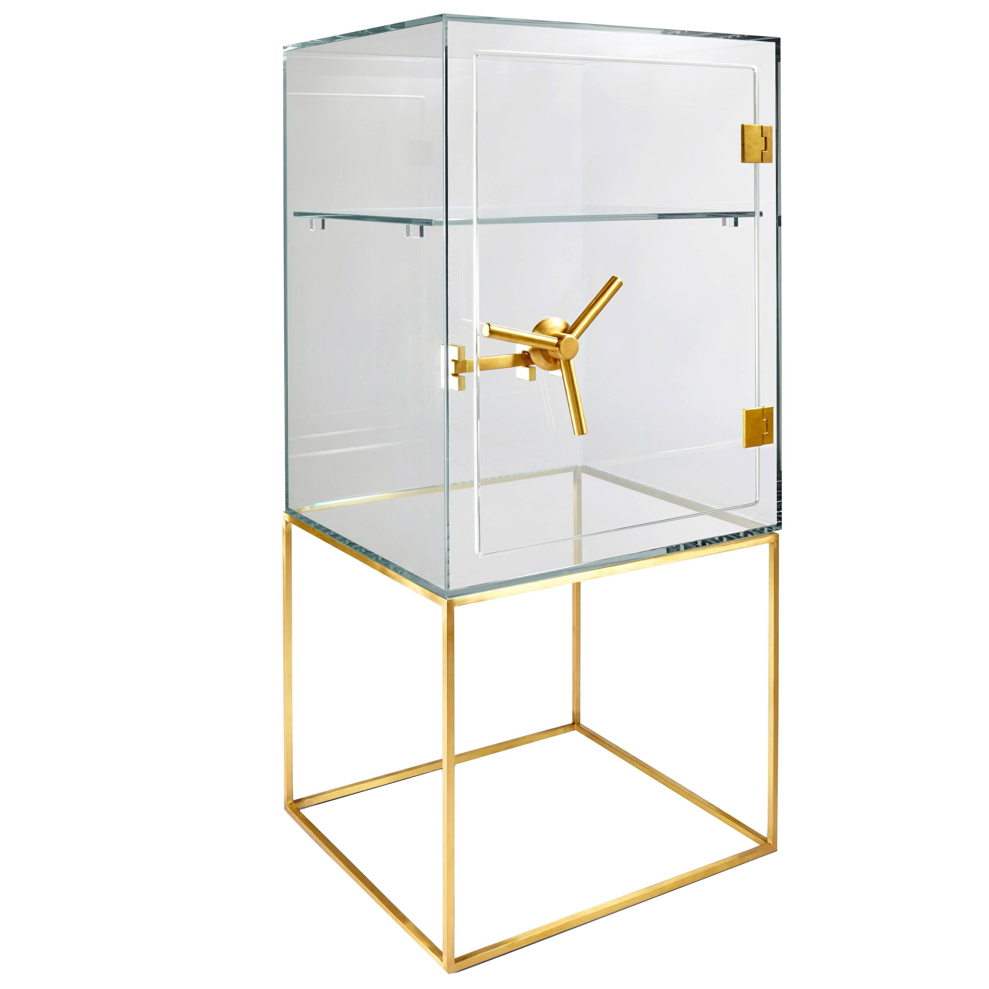 Precious Crystal Safe Storage Cabinet by Ctrlzak for Editions Milano For Sale