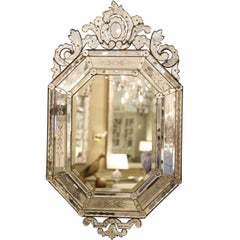 Vintage Venetian Glass Mirror