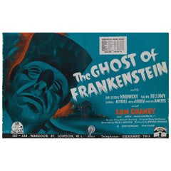 "The Ghost of Frankenstein" Original British Trade Advertisement