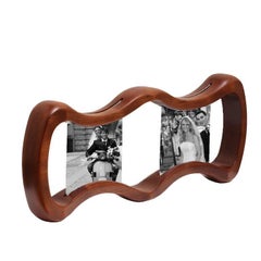 Pop  Design Large Walnut Wood Picture Frame, Humour Wood 