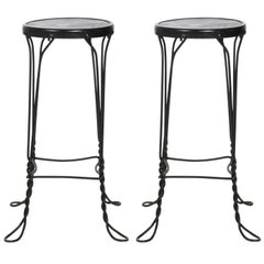 Pair of French Bistro Bar Stools