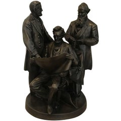 Council of War Bronze Sculptor by John Rogers