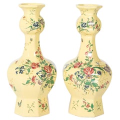 Pair of French Faience Vases