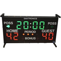 Vintage Basketball Scoreboard from Daktronics