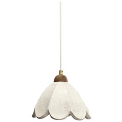Traditional Handmade Ceramic Ni Pendant Lamp by Brazilian Yankatu