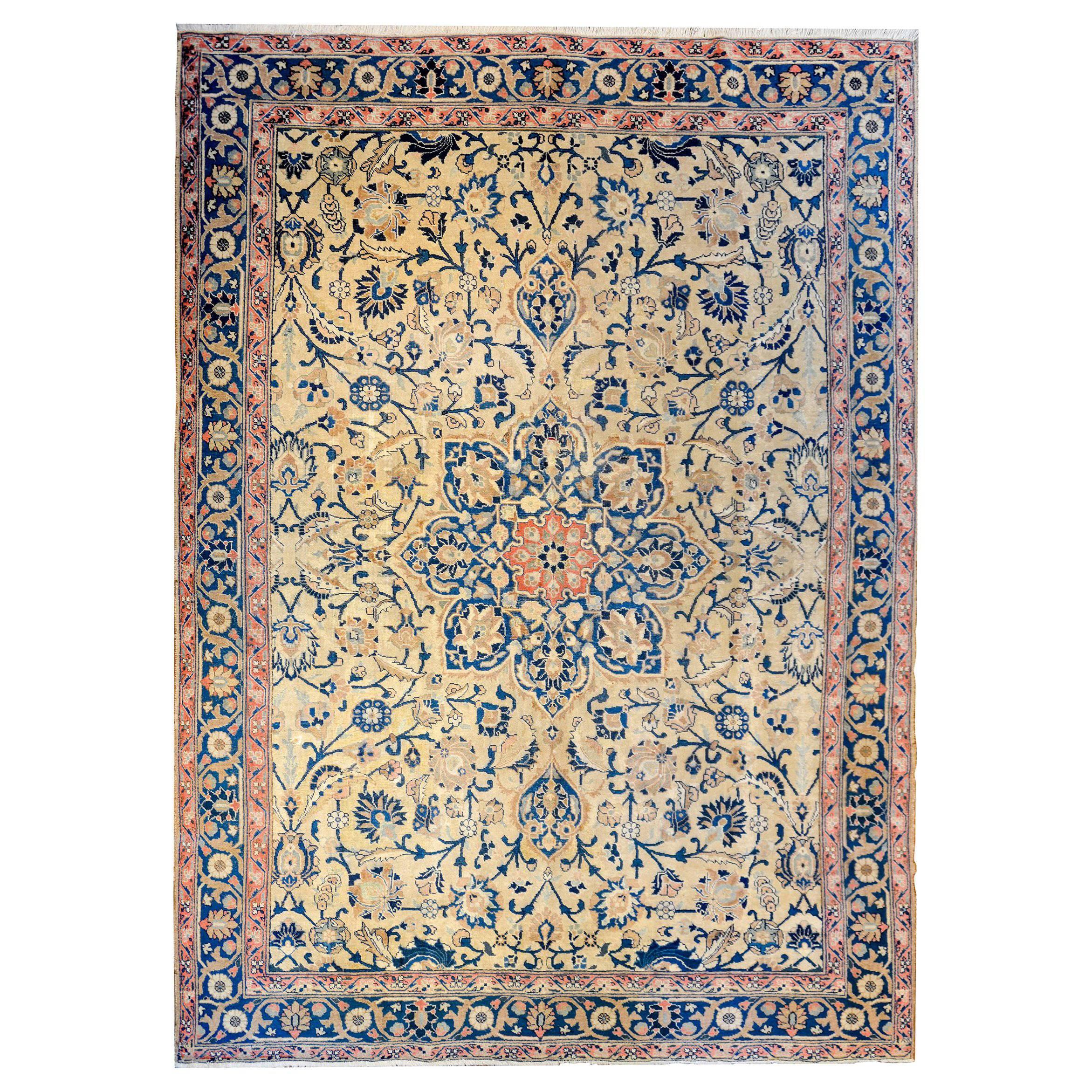 Wunderschöner Täbriz-Teppich aus dem frühen 20. Jahrhundert