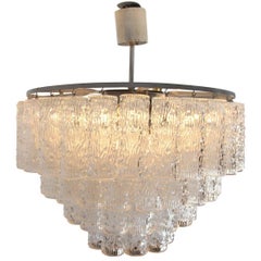 Ceiling Light in Glass by Venini, 1960s