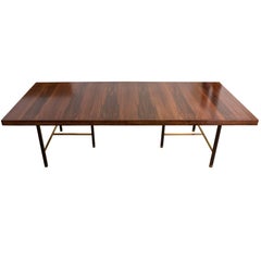Harvey Probber Rosewood and Mahogany Dining Table