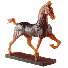 Ludovico De Luigi for Daum Limited Edition Equine Sculpture
