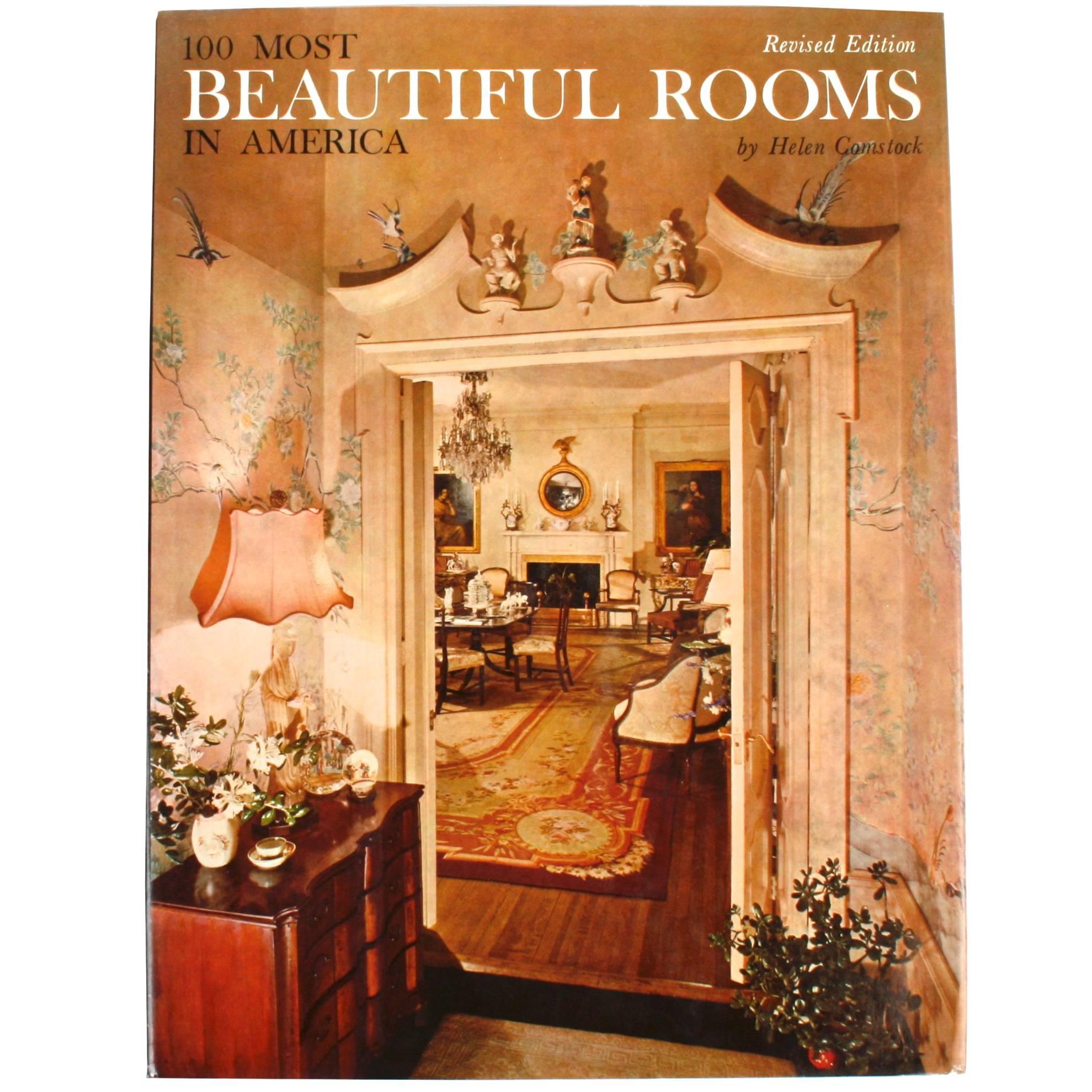 "100 Most Beautiful Rooms in America" Book by Helen Comstock