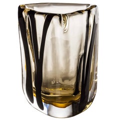 Small Triangolo Vase from the Black Belt Collection by Peter Marino & Venini