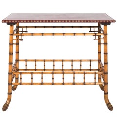 Faux Bamboo Table, circa 1870