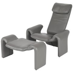 Lounge Chair and Ottoman by Steve Leonard for Brayton International, circa 1980s