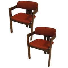 1960s Teak Pamplona Chairs by Augusto Savini for Pozzi of Italy, Pair