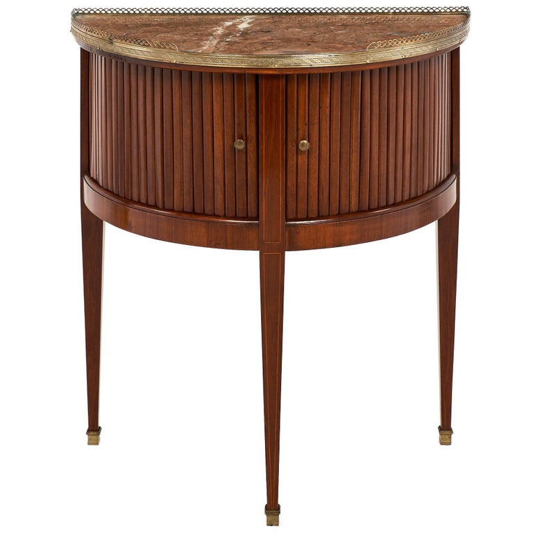 Louis XVI Style 19th Century French Demilune at 1stDibs