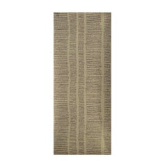 Unique Beige and Brown Contemporary Handprinted Wallpaper Roll