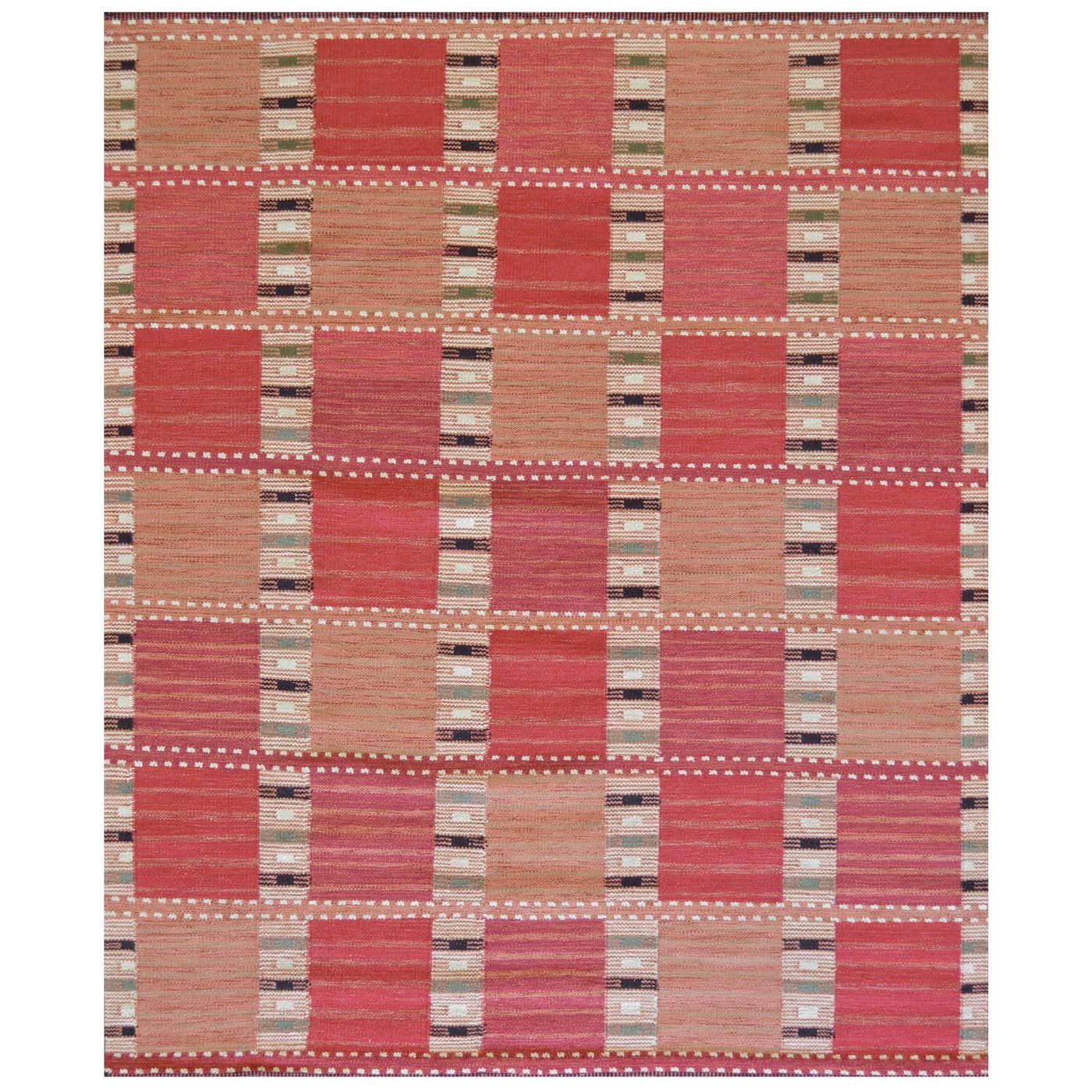 Swedish Flat-Weave Rug at 1stDibs