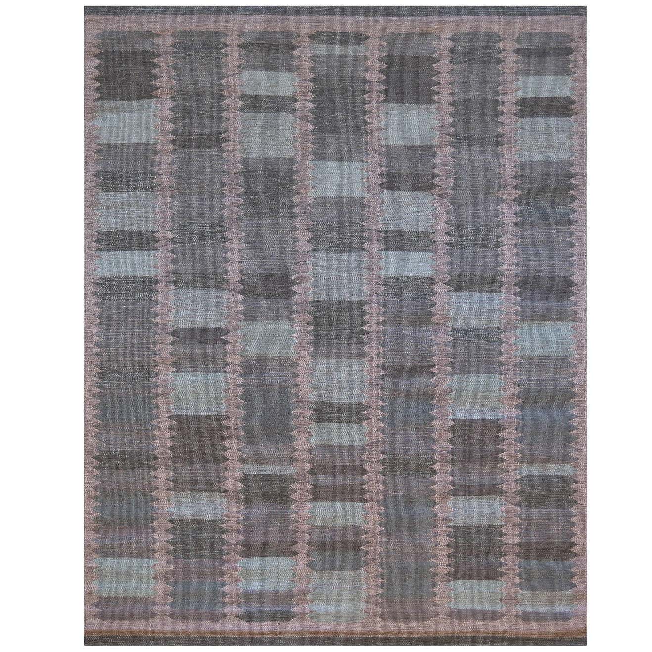 Swedish Flat-Weave Rug For Sale at 1stDibs
