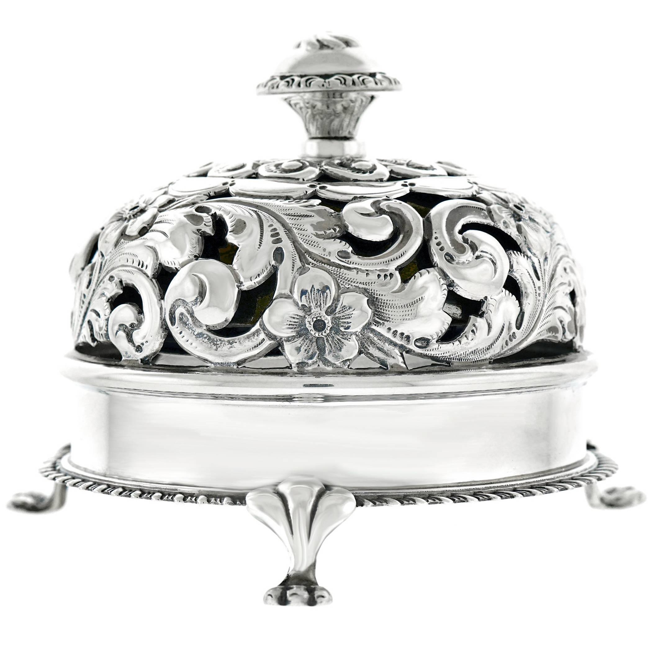 Antique Sterling Silver Bell, circa 1902, London