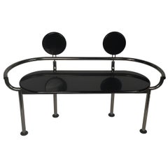 1980s Memphis Style Bench, Attributed to Ettore Sottsass