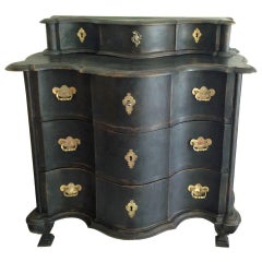 Black Baroque Chest of Drawers