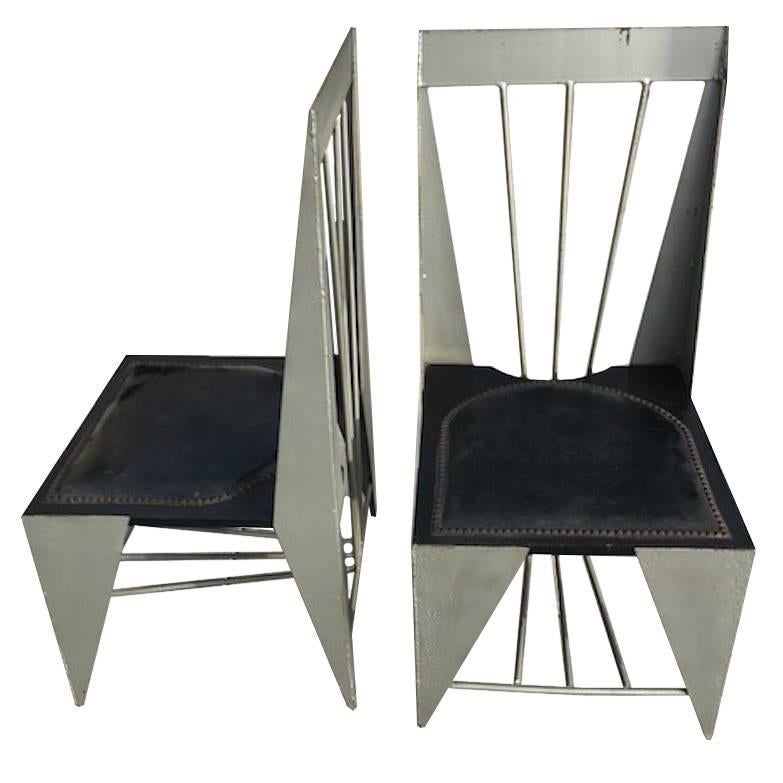 Paar Studio Stühle
