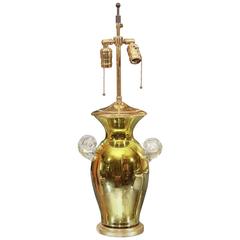 Acid Green Mercury Glass Lamp 10