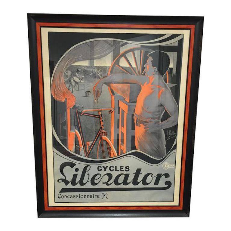 Liberator Cycles Concessionaire Poster Lithograph