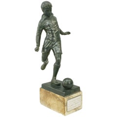 Spelter Football Figure