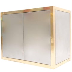 Brass and Silver Cabinet by Axel Vervoordt
