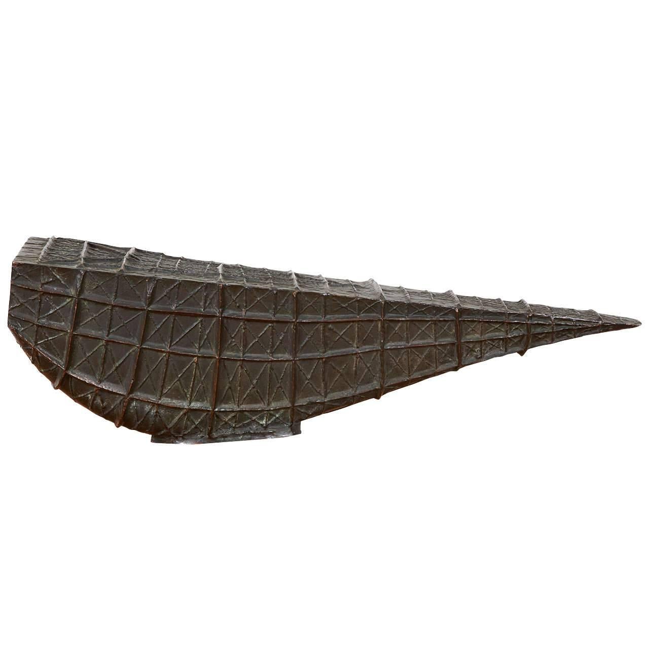 Bronze barge by Henri-Georges Adam, 1956 For Sale