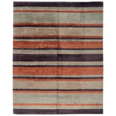 Charcoal Stripe Rug