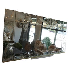 Early 20th Century Parisianart Deco Wall Mirror