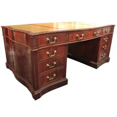 Antique George III Chippendale Style Partners Desk