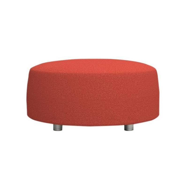Ottoman Grand Upholstered Conversation Red Satyendra Pakhale 21st Century For Sale