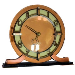 Vintage 1930s Art Deco Modernist Clock by Smiths