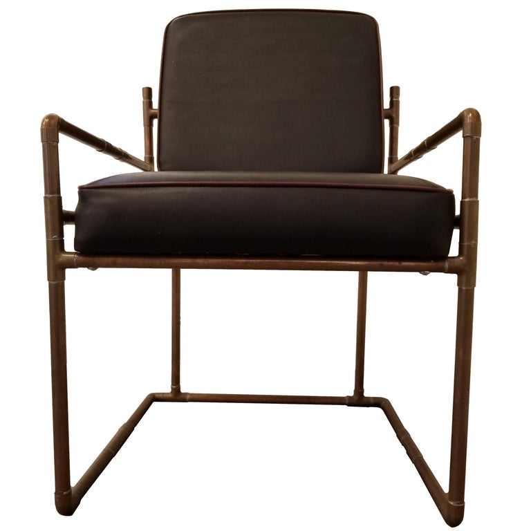 Artisan Copper Lounge Chair at 1stdibs